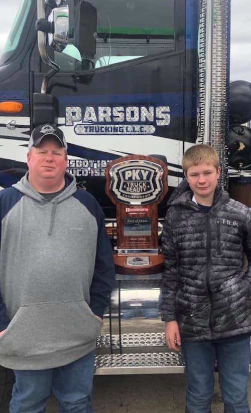 Parson's son Brian and Jared